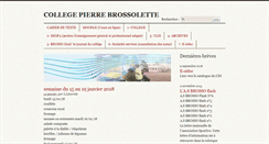 Desktop Screenshot of collegebrossolette.com